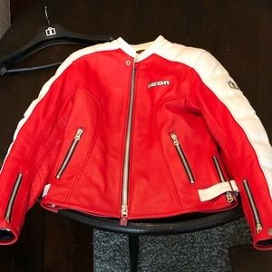 Icon Tuscadero leather Moto jacket